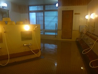 スパウッド観光ホテルの洗い場