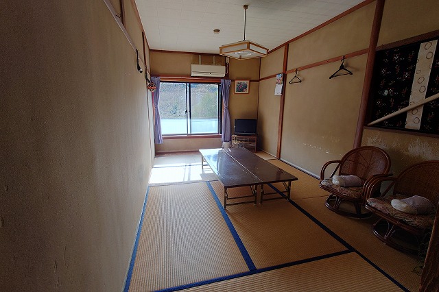 粟斗温泉の休憩室