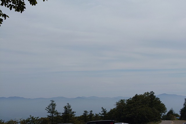 曇りの安達太良山