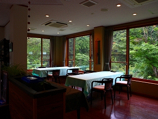 信夫温泉のんびり館の食堂