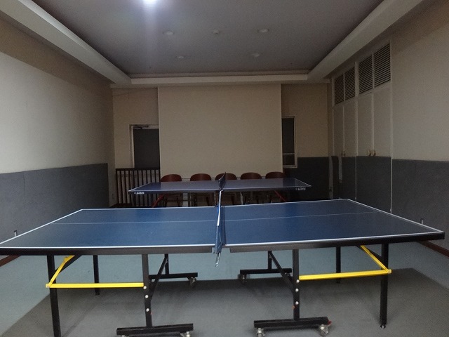 草津温泉ホテルリゾートの卓球台