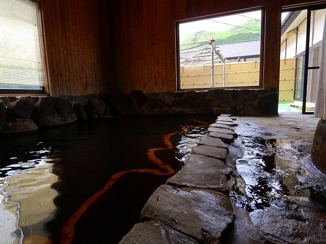 竹の倉山荘の内湯の眺め