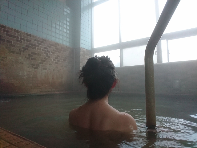赤這温泉阿部旅館の入浴