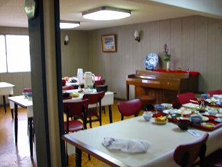 湯田中温泉翠泉荘の食堂