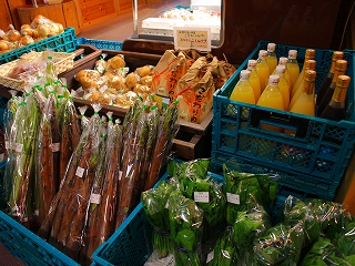 地蔵温泉 十福の湯で売る野菜類