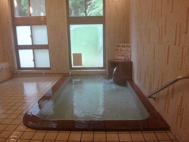 越後湯沢温泉 山の湯の浴室