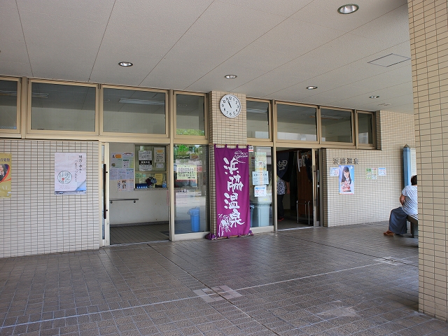 浜脇温泉の入口