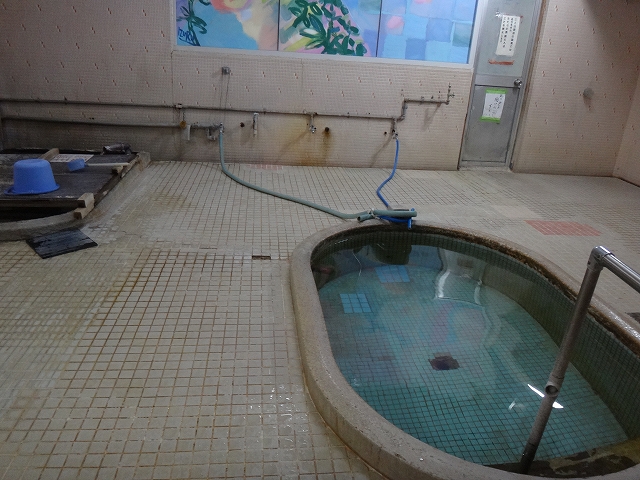 浜脇　東町温泉の浴室