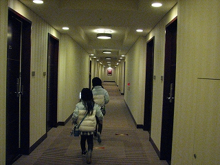 ホテル京阪ユニバーサルタワーの廊下