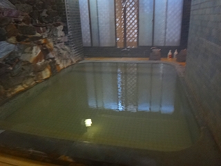 塩原温泉古山の3階の浴室