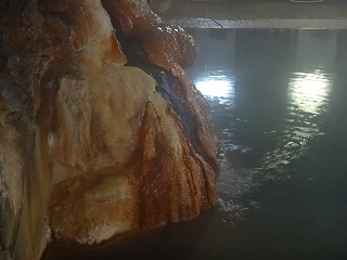 塩原温泉古山の湯口