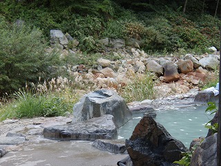 五色温泉の混浴露天風呂