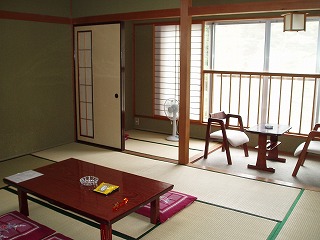 塩沢温泉湯川荘の客室　快適でした