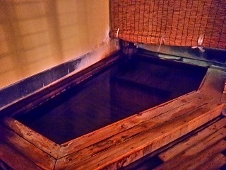 塩原温泉 旅館 上会津屋の詫の湯の露天風呂