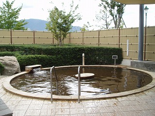 甲西温泉やまなみの湯の露天風呂
